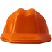 Kolt Schutzhelm Schlüsselanhänger aus recyceltem Material, orange