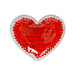 Kühl-/Wärmekissen Bead, Herz, rot