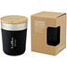 Lagan 300 ml Kupfer-Vakuum Isolierbecher mit Bambusdeckel, schwarz