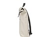 Lennon Roll-Top Recycled PU Backpack Rucksack, Beige