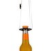 Lian RPET Sublimation Lanyard mit Flaschenhalter, schwarz