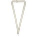 Liv Verstellbares RPET Sublimation Lanyard, weiss