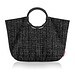 loopbag hobo, bouclé black