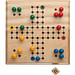 LUDO Spiel aus Holz, braun