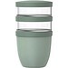 Mepal Ellipse Dreiteiliger, 500 ml + 2 x 200 ml Lunchpot, salbei