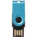 Mini USB-Stick, aquablau, 2GB