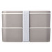 MIYO Renew Doppel-Lunchbox, kieselgrau