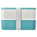 MIYO Renew Doppel-Lunchbox, riffblau