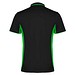 Montmelo Sport Poloshirt Unisex, schwarz / limone, 2XL