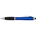 Nash RCS Stylus Kugelschreiber aus recyceltem Kunststoff mit farbigem Schaft und schwarzem Griff (blaue Tinte), royalblau