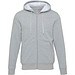 Natron 320 g/m² Sherpa-Kapuzenjacke mit Reißverschluss, heather grau, S