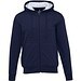 Natron 320 g/m² Sherpa-Kapuzenjacke mit Reißverschluss, navy, S