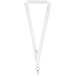 Neve Sublimation Lanyard für mit Loop, weiss, 20mm