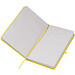 Notizbuch Happy, DIN A5, blanko, gelb Notizbuch Happy, DIN A5, blanko, gelb