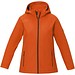 Notus wattierte Softshell Damenjacke, orange, L