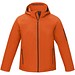 Notus wattierte Softshell Herrenjacke, orange, 3XL