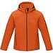Notus wattierte Softshell Herrenjacke, orange, S