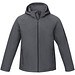 Notus wattierte Softshell Herrenjacke, storm grey, S