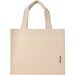 Odessa Mini-Tragetasche mit Bodenfalte aus 220 g/m² GRS Recyclingbaumwolle 9L, natur
