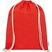 Odisha 140 g/m² OCS Bio-Sportbeutel 5L, rot
