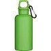 Oregon 400 ml einfarbige RS-zertifizierte Trinkflasche aus recyceltem Kunststoff mit Karabinerhaken, apfelgrün