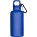 Oregon 400 ml einfarbige RS-zertifizierte Trinkflasche aus recyceltem Kunststoff mit Karabinerhaken, dunkelblau