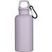 Oregon 400 ml einfarbige RS-zertifizierte Trinkflasche aus recyceltem Kunststoff mit Karabinerhaken, fliederfarben