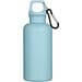Oregon 400 ml einfarbige RS-zertifizierte Trinkflasche aus recyceltem Kunststoff mit Karabinerhaken, wolkenblau