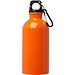Oregon 400 ml RCS-zertifizierte, einwandige Trinkflasche aus Edelstahl mit Karabinerhaken, orange