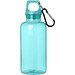 Oregon 400 ml RCS-zertifizierte Trinkflasche aus recyceltem Kunststoff mit Karabiner, türkis