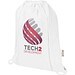 Peru Blend 180 g/m² Sportbeutel aus GRS recycelter Baumwolle 5L, weiss