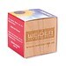 Pflanz-Holz Magnet mit Samen, Schnittlauch, 1-seit. Druck