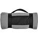 Picknick-Fleece-Decke Softy, grau