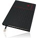 Pierre Cardin® REPORTER Notizbuch A5, orange/schwarz
