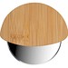 Pizzaschneider aus Bambus , beige