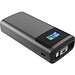 Quantum RCS Ultra-Fast 45W 10.000mAh Powerbank mit Display, grau, schwarz