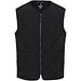 Quarz GRS-recycelte Thermoweste Unisex, schwarz, M