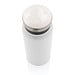 RCS recycelte Stainless Steel Vakuumflasche 600ml, weiß