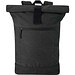 Recanvas 14” GRS recycelter Rolltop-Rucksack 16L, schwarz