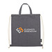 Recycled Baumwoll Zugbeutel PromoBag Plus (180 g/m²), Dunkelgrau