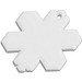RFX™ H-10 Reflektierender TPU-Anhänger Schneeflocke, weiss
