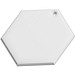 RFX™ H-12 sechseckiger reflektierender TPU-Anhänger, weiss