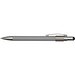 Rill RCS recycelter Kugelschreiber mit Stylus und Fidget Spinner (blaue Mine), grau