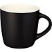 Keramikbecher Riviera, 340 ml, schwarz/weiß