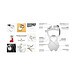 ROMINOX® Key Tool, Little Shopper - 14 Funktionen, silber