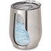 RONDE. Reisebecher aus Edelstahl 400 ml, Satinsilber
