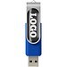 Rotate Doming USB-Stick, royalblau, 4GB