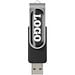 Rotate Doming USB-Stick, schwarz, 16GB