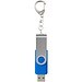 Rotate mit Schlüsselanhänger USB-Stick, mittelblau, 64GB