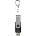 Rotate mit Schlüsselanhänger USB-Stick, schwarz, 64GB